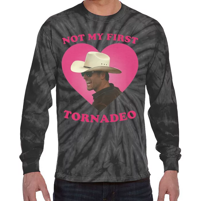 Not My First Tornadeo Not My First Tornado Tie-Dye Long Sleeve Shirt