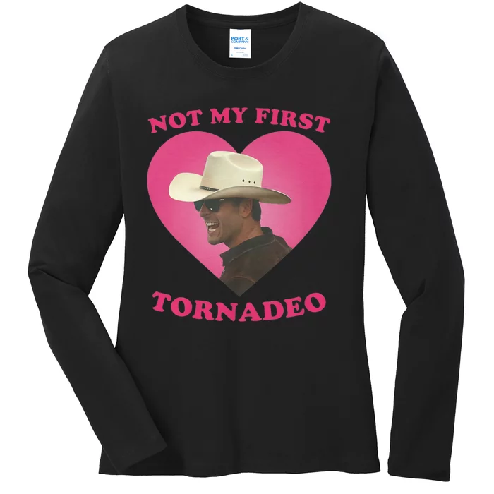 Not My First Tornadeo Not My First Tornado Ladies Long Sleeve Shirt