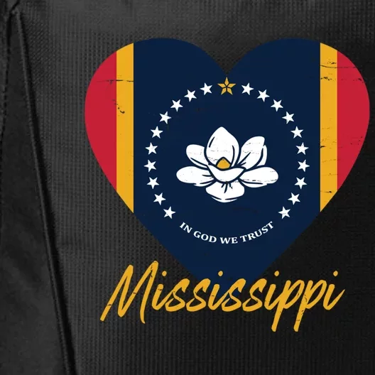 New Mississippi Flag In God We Trust Magnolia 2020 Ms Gift City Backpack