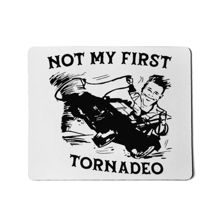 Not My Fist Tornado Vintage Retro Mousepad