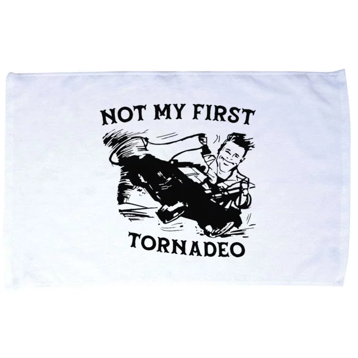 Not My Fist Tornado Vintage Retro Microfiber Hand Towel