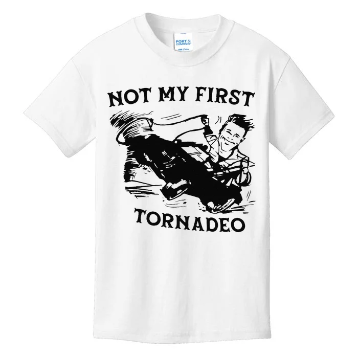 Not My Fist Tornado Vintage Retro Kids T-Shirt