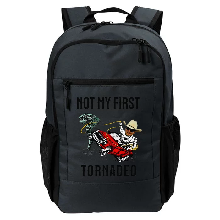 Not My First Tornadeo Not My First Tornado Meme Funny Daily Commute Backpack