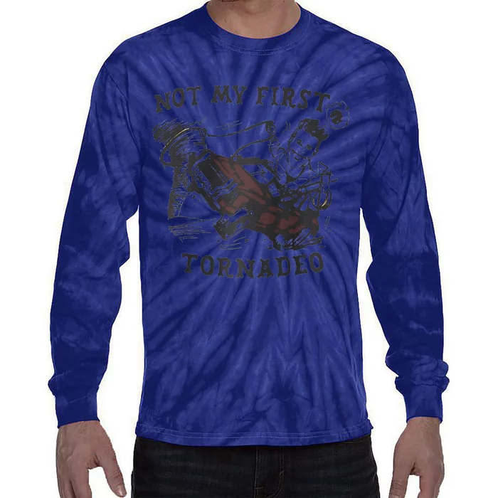 Not My First Tornado Raglan Tie-Dye Long Sleeve Shirt