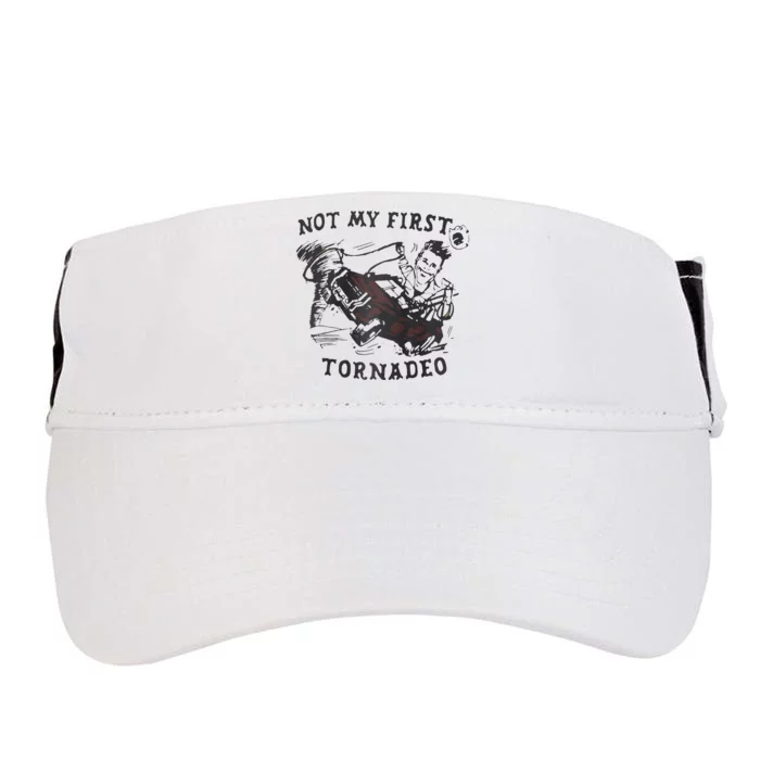 Not My First Tornado Raglan Adult Drive Performance Visor