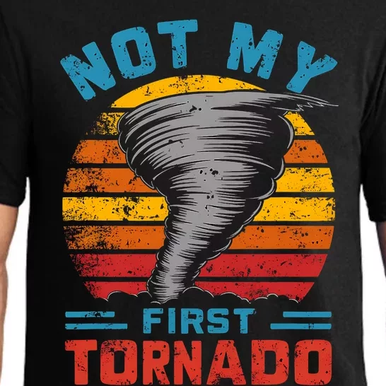 Not My First Tornado Funny Storm Twister Hurricane Weather Pajama Set