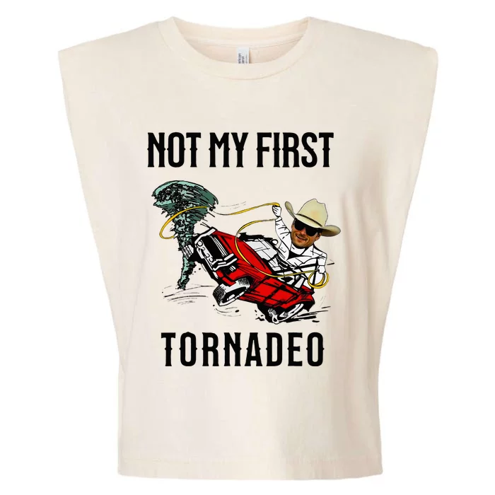 Not My First Tornadeo Not My First Tornado Garment-Dyed Women's Muscle Tee