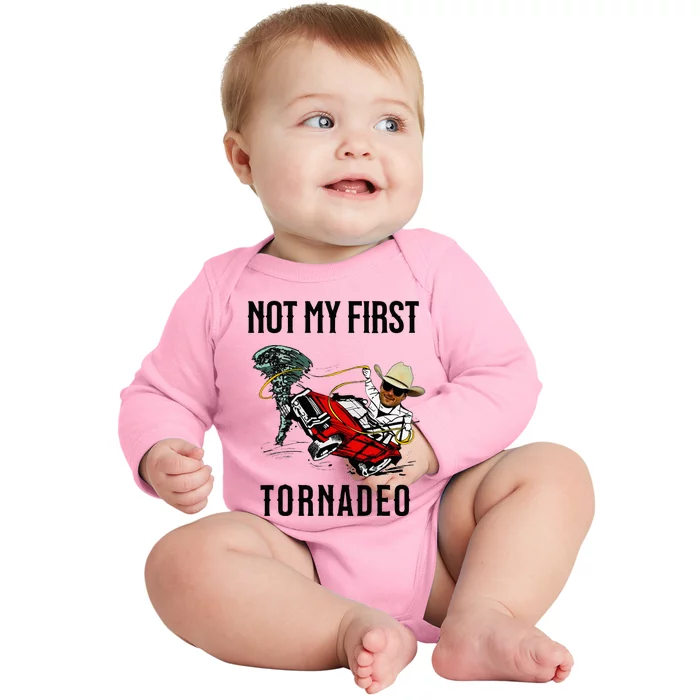 Not My First Tornadeo Not My First Tornado Baby Long Sleeve Bodysuit