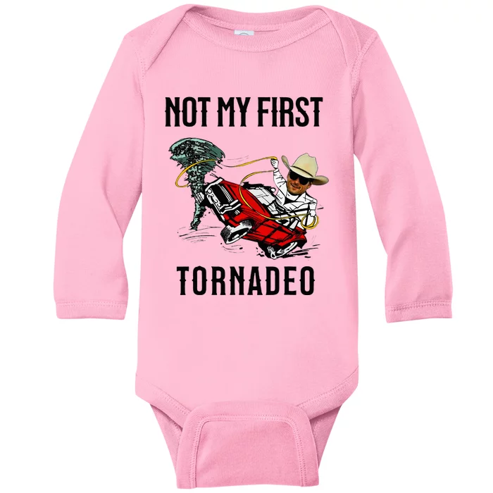 Not My First Tornadeo Not My First Tornado Baby Long Sleeve Bodysuit