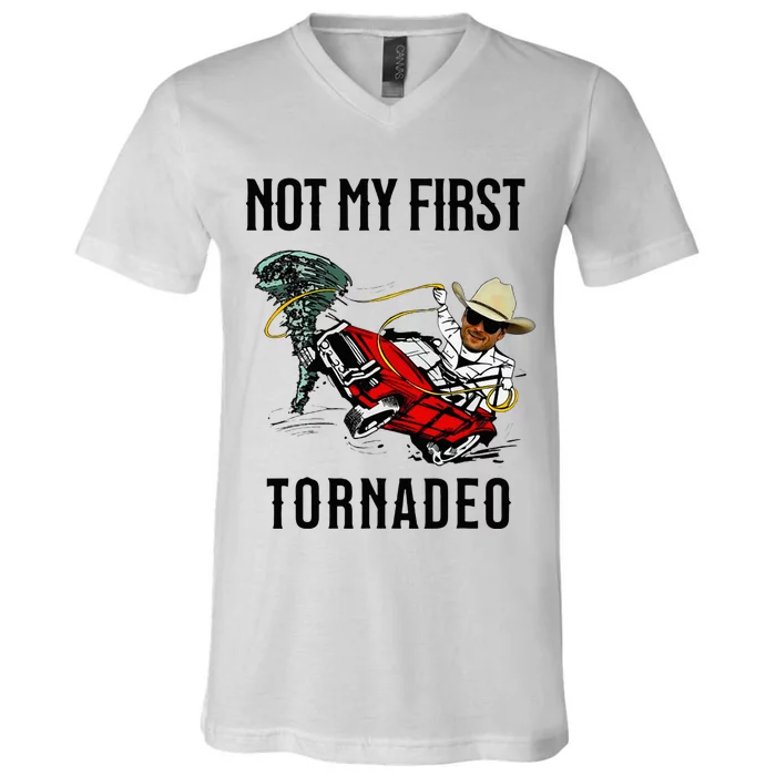 Not My First Tornadeo Not My First Tornado V-Neck T-Shirt