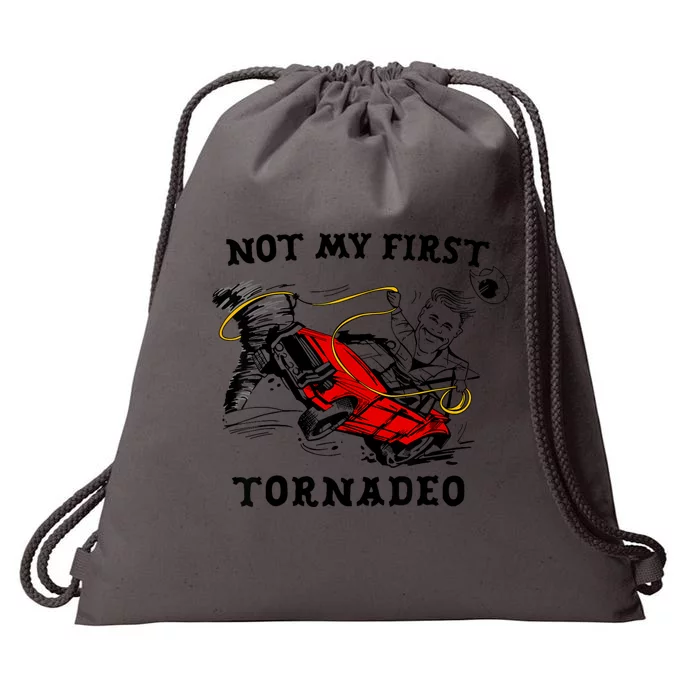 Not My First Tornadeo Drawstring Bag