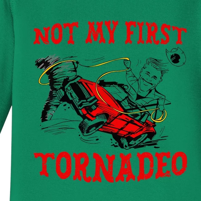 Not My First Tornadeo Not My First Tornado Baby Long Sleeve Bodysuit