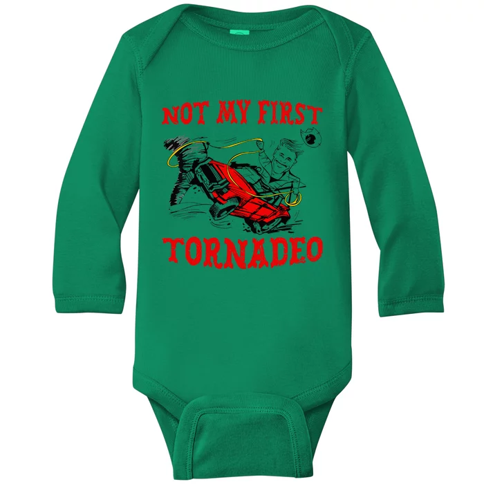 Not My First Tornadeo Not My First Tornado Baby Long Sleeve Bodysuit