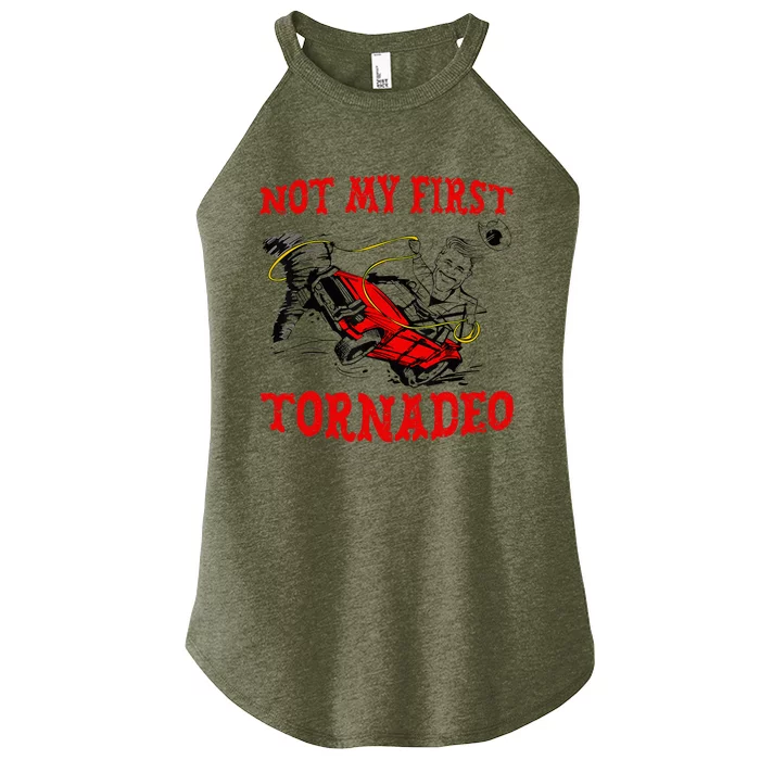 Not My First Tornadeo Not My First Tornado Women’s Perfect Tri Rocker Tank