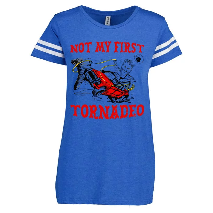 Not My First Tornadeo Not My First Tornado Enza Ladies Jersey Football T-Shirt