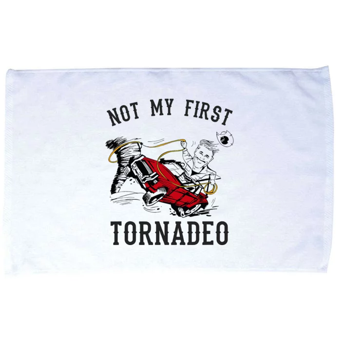 Not My First Tornado Not My First Tornadeo Rodeo Microfiber Hand Towel