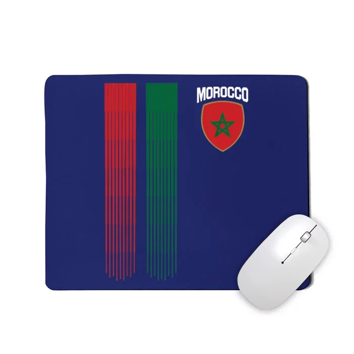 National Morocco Flag Moroccan Football Fan Soccer Team Mousepad