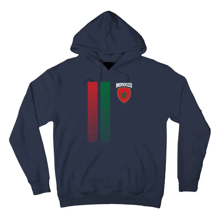 National Morocco Flag Moroccan Football Fan Soccer Team Tall Hoodie