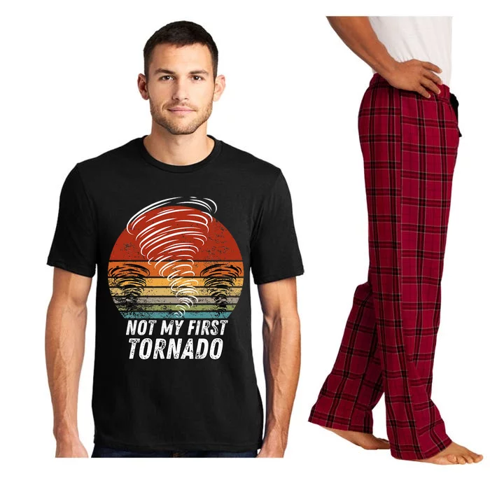 Not My First Tornado Funny Quote Not My First Tornado Pajama Set