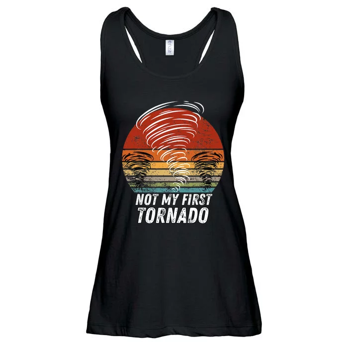 Not My First Tornado Funny Quote Not My First Tornado Ladies Essential Flowy Tank