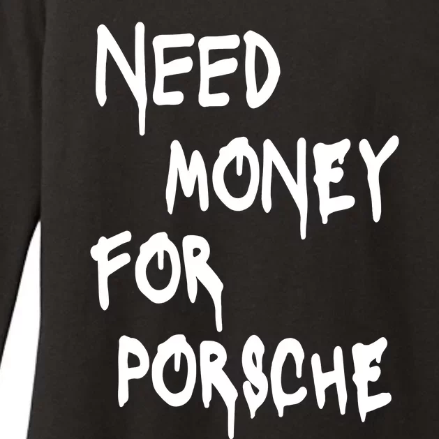 Need Money For Funny Sports Car Womens CVC Long Sleeve Shirt