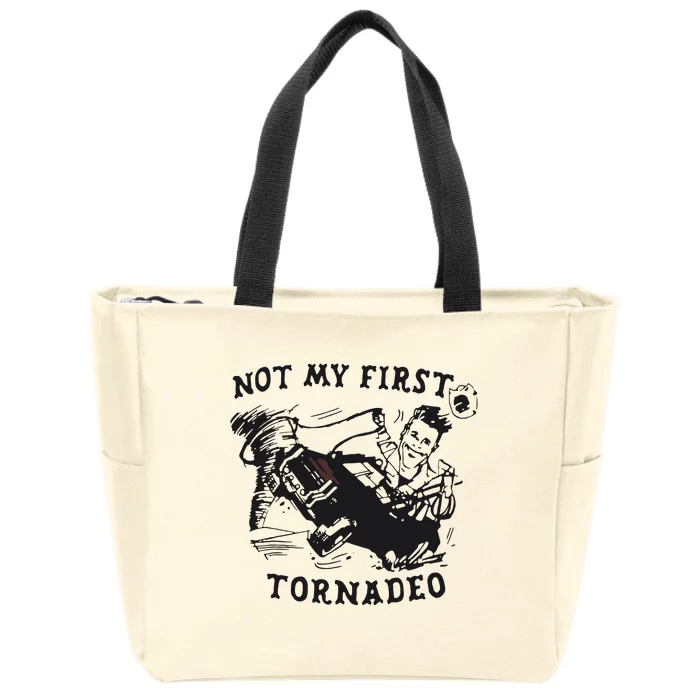 Not My First Tornado Zip Tote Bag