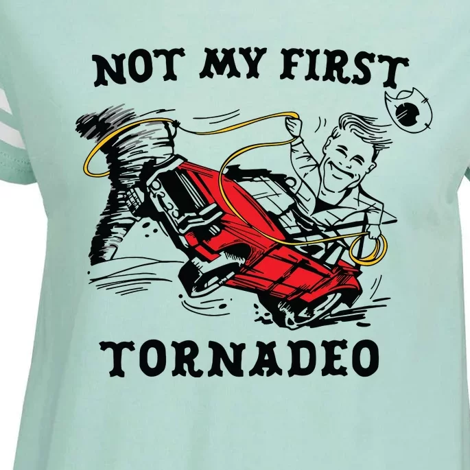 Not My First Tornadeo Not My First Tornado Enza Ladies Jersey Football T-Shirt