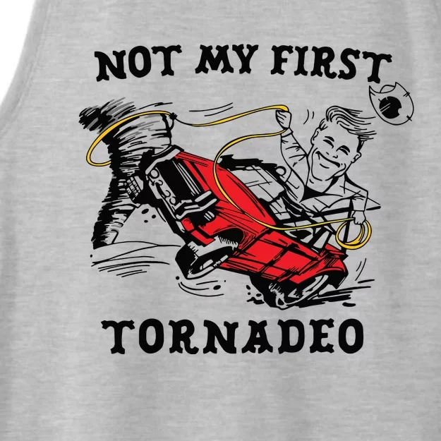 Not My First Tornadeo Not My First Tornado Ladies Tri-Blend Wicking Tank