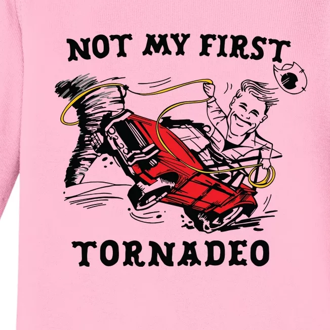 Not My First Tornadeo Not My First Tornado Baby Long Sleeve Bodysuit