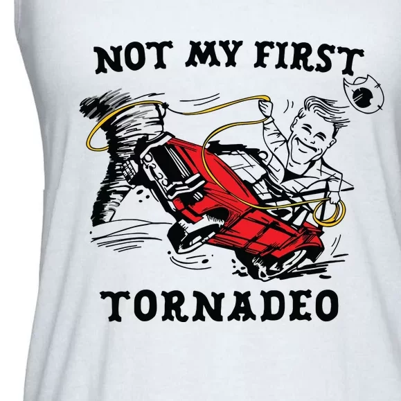 Not My First Tornadeo Not My First Tornado Ladies Essential Flowy Tank