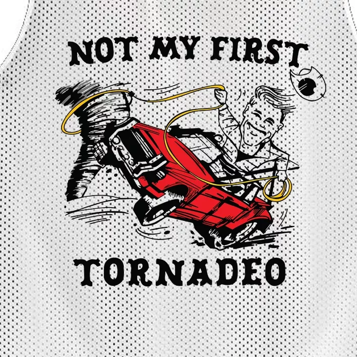 Not My First Tornadeo Not My First Tornado Mesh Reversible Basketball Jersey Tank