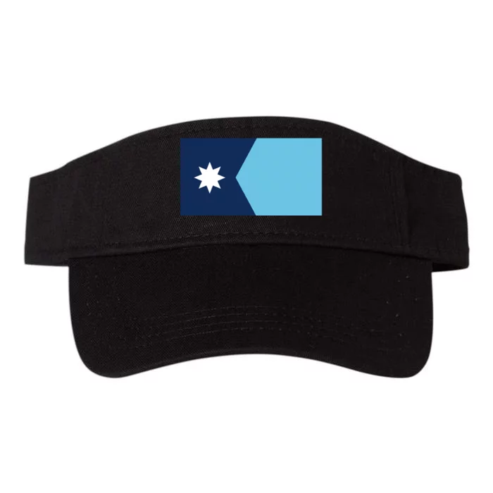 New Minnesota Flag Valucap Bio-Washed Visor