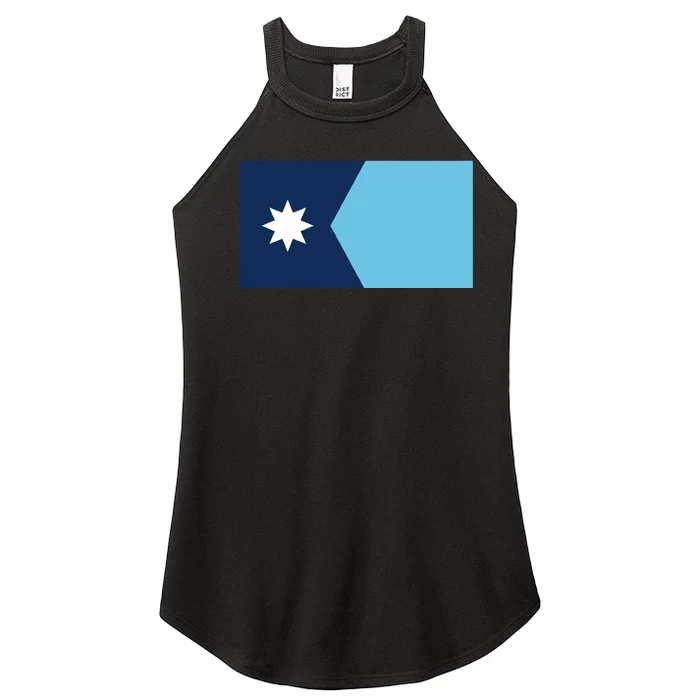 New Minnesota Flag Women’s Perfect Tri Rocker Tank