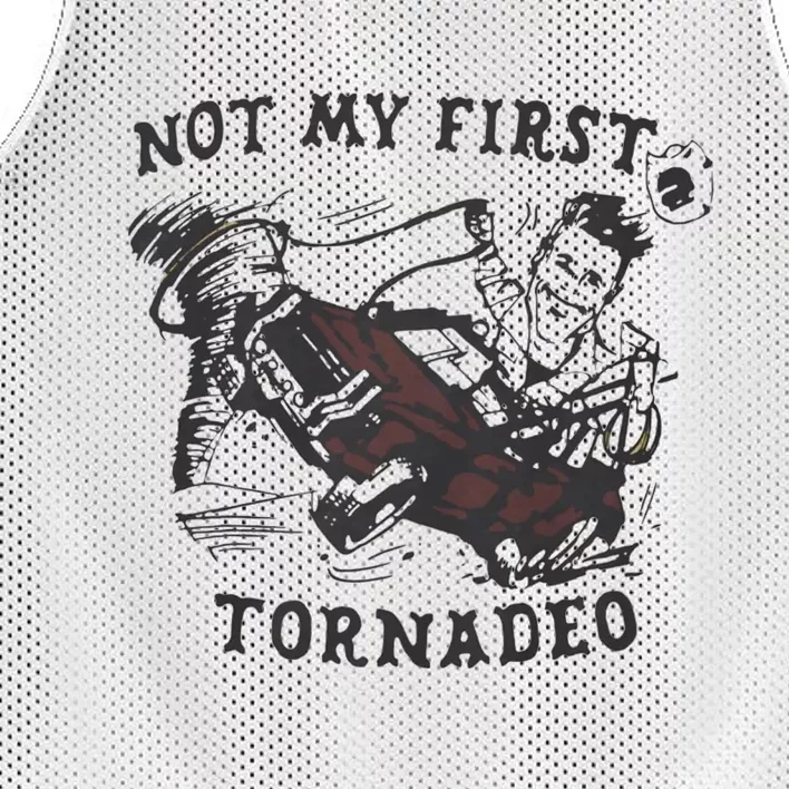 Not My First Tornado Mesh Reversible Basketball Jersey Tank