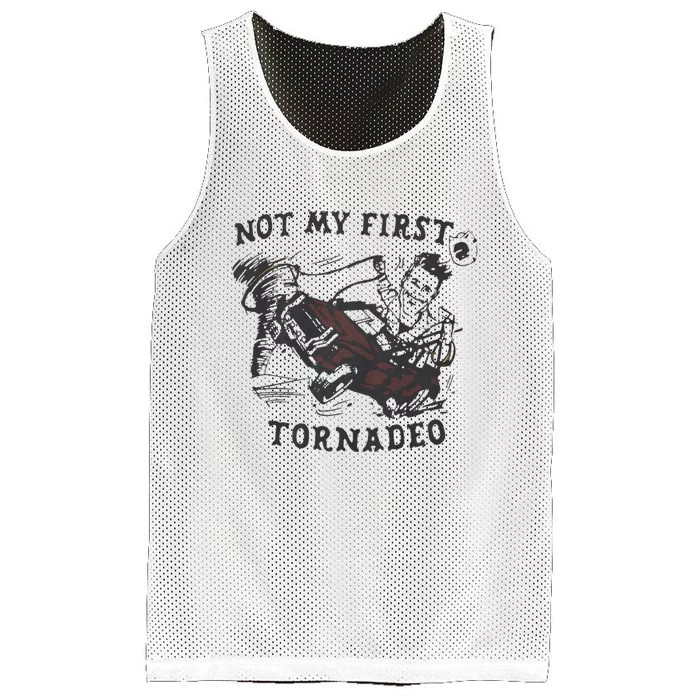 Not My First Tornado Mesh Reversible Basketball Jersey Tank