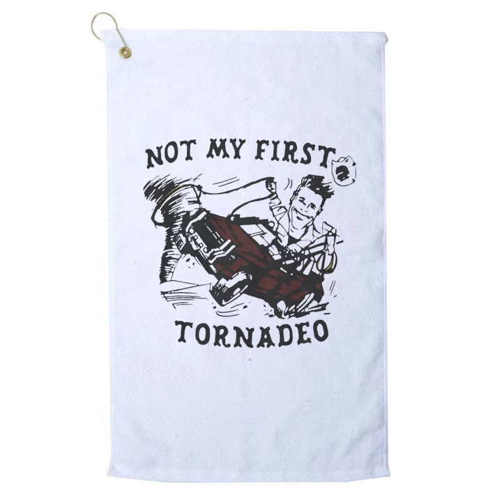 Not My First Tornado Platinum Collection Golf Towel