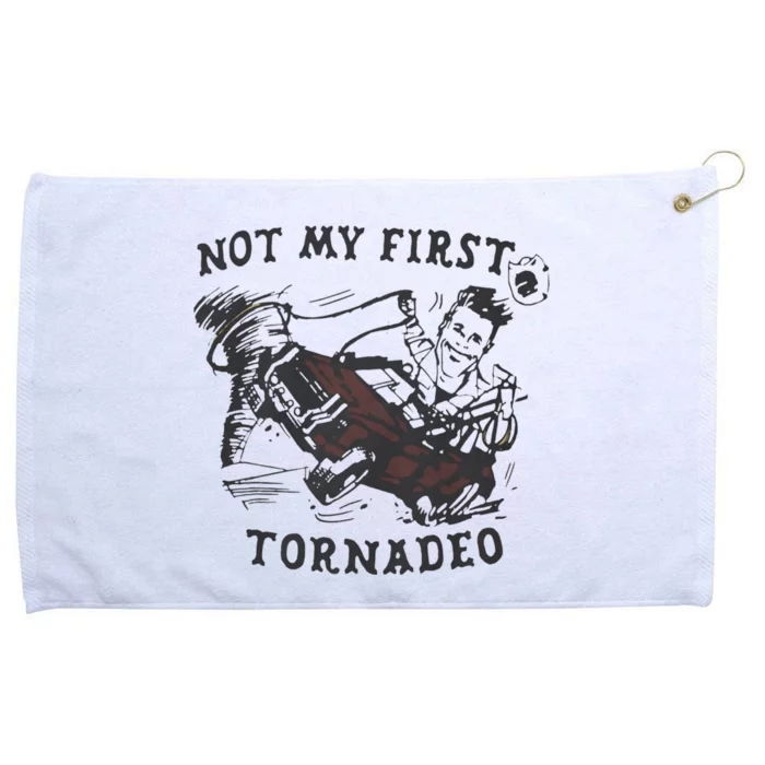 Not My First Tornado Grommeted Golf Towel