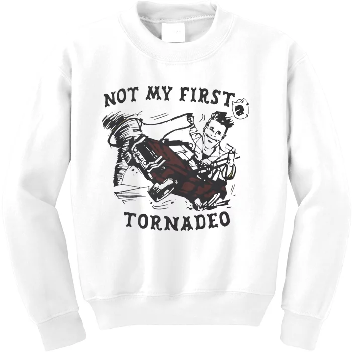 Not My First Tornado Kids Sweatshirt