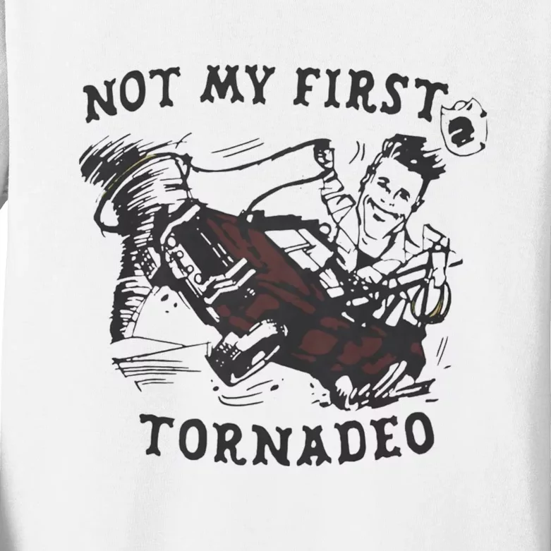 Not My First Tornado Kids Long Sleeve Shirt