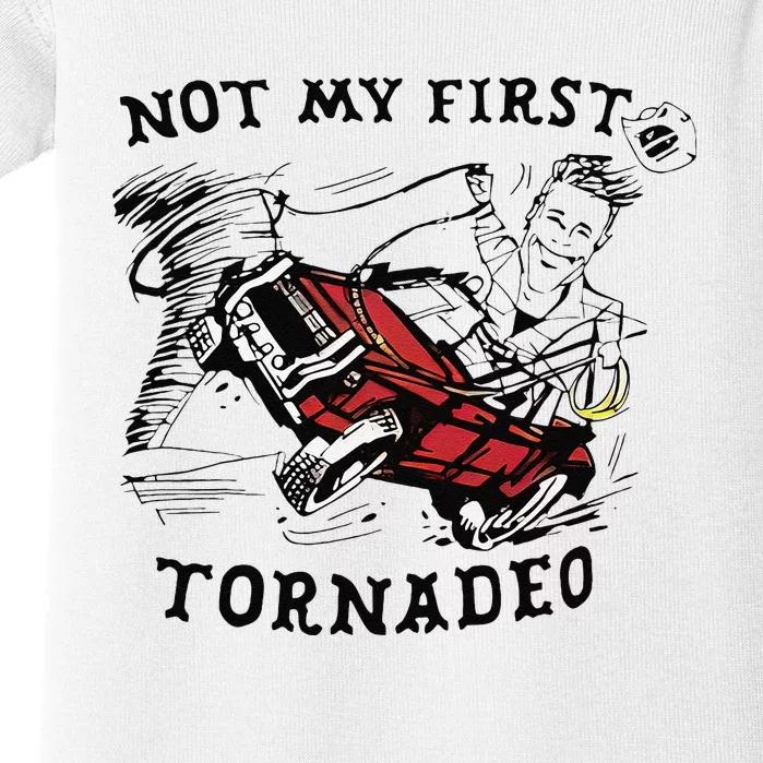 Not My First Tornado Baby Bodysuit