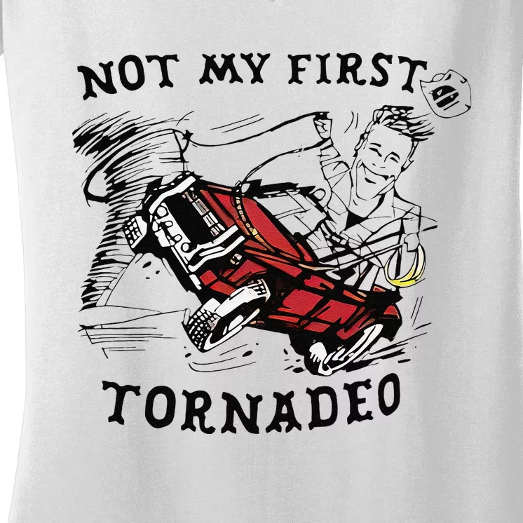 Not My First Tornado Women's V-Neck T-Shirt