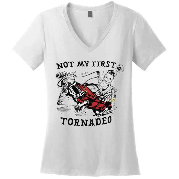 Not My First Tornado Women's V-Neck T-Shirt