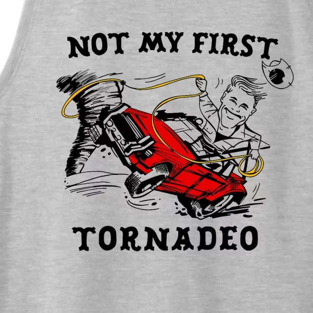 Not My First Tornadeo Not My First Tornado Ladies Tri-Blend Wicking Tank