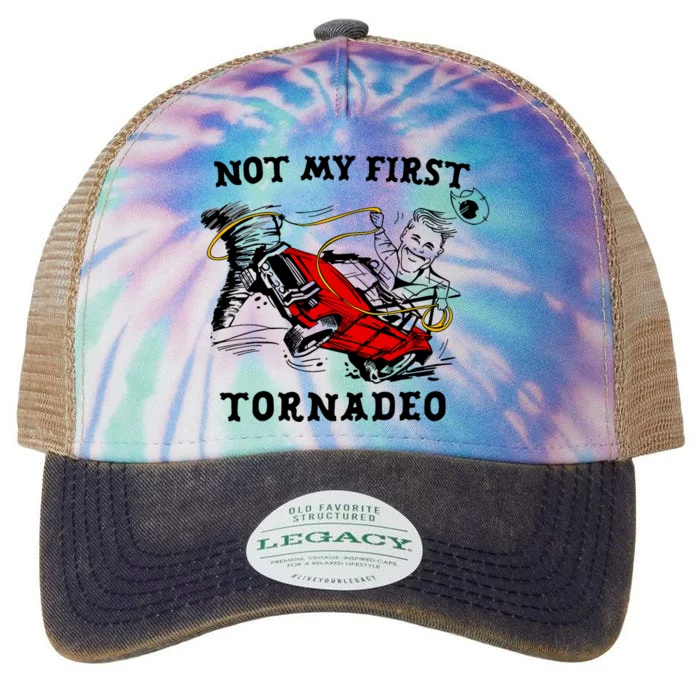 Not My First Tornadeo Not My First Tornado Legacy Tie Dye Trucker Hat