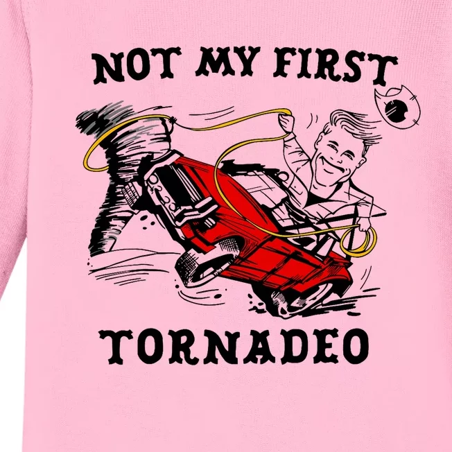 Not My First Tornadeo Not My First Tornado Baby Long Sleeve Bodysuit