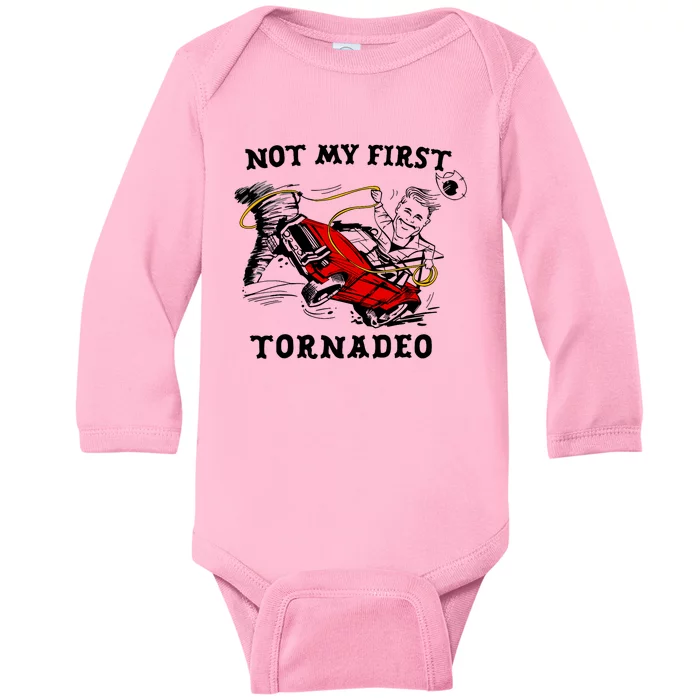 Not My First Tornadeo Not My First Tornado Baby Long Sleeve Bodysuit