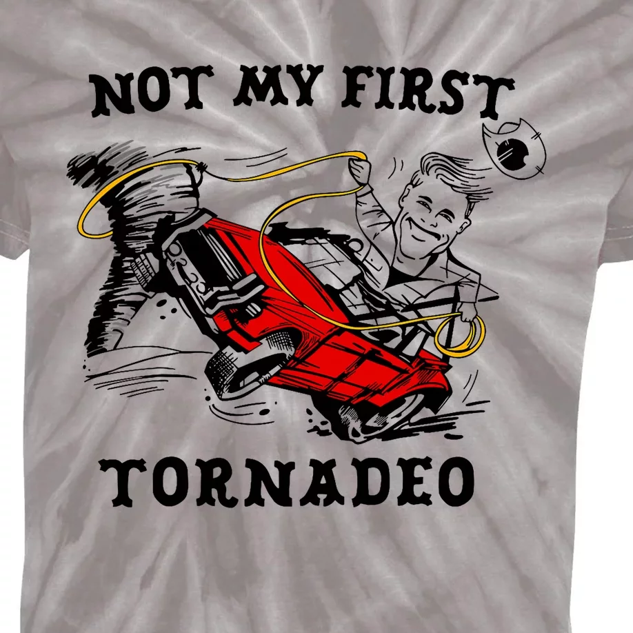 Not My First Tornadeo Not My First Tornado Kids Tie-Dye T-Shirt