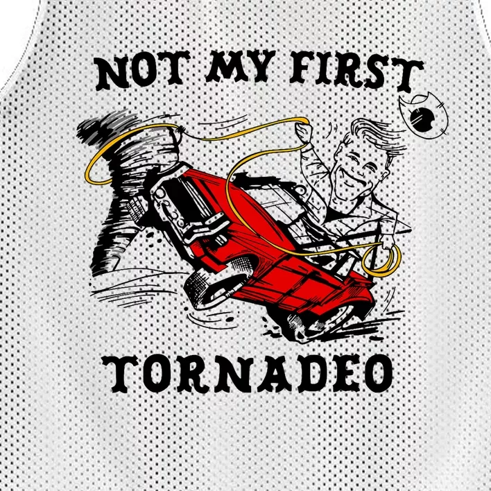 Not My First Tornadeo Not My First Tornado Mesh Reversible Basketball Jersey Tank