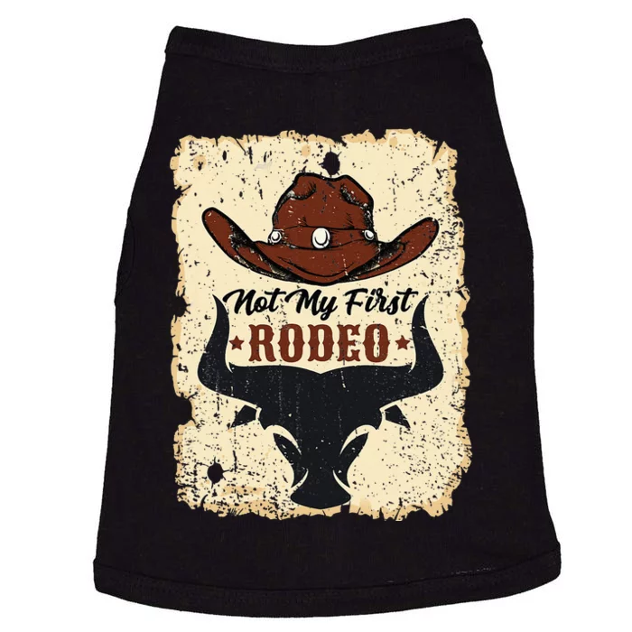 Not My First Rodeo Vintage Rodeo Western Country Cowboy Doggie Tank