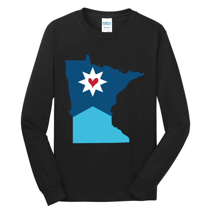 New Minnesota Flag Tall Long Sleeve T-Shirt